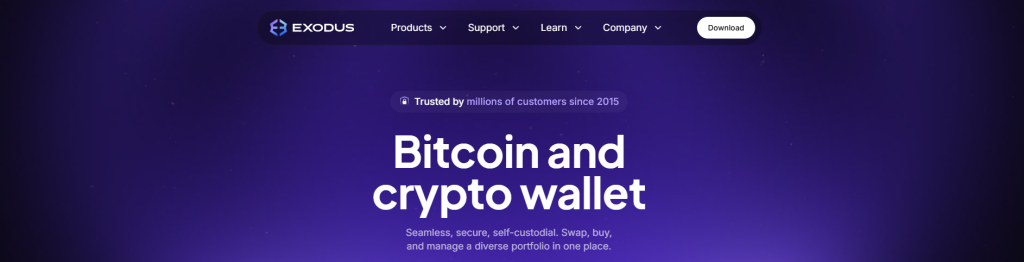 Exodus crypto Wallet