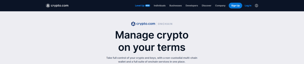 Crypto.com DeFi Wallet