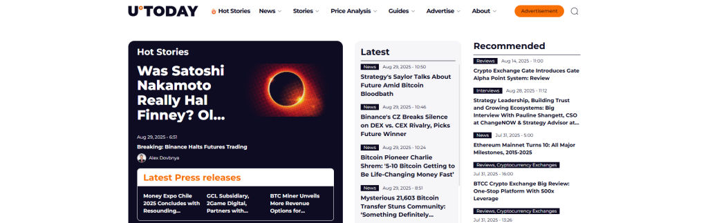 U.Today - Best Crypto News Site
